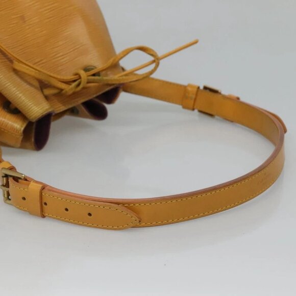 LOUIS VUITTON Epi Petit Noe Shoulder Bag Yellow M44109 LV Auth EC352 - Picture 8 of 15